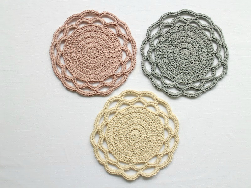 Image result for crochet coasters